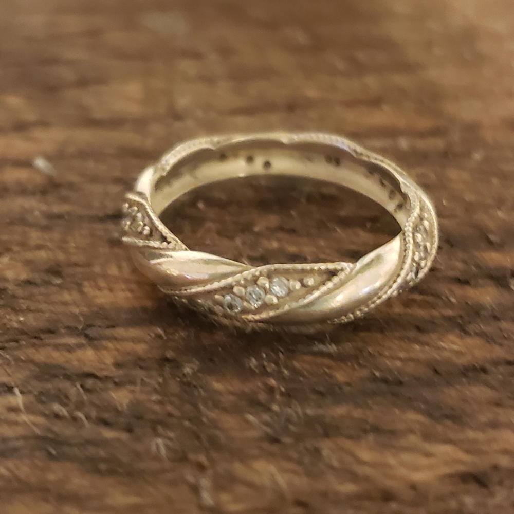 Vintage Pandora Ribbon of Love Ring Sterling silver SALE PRICE